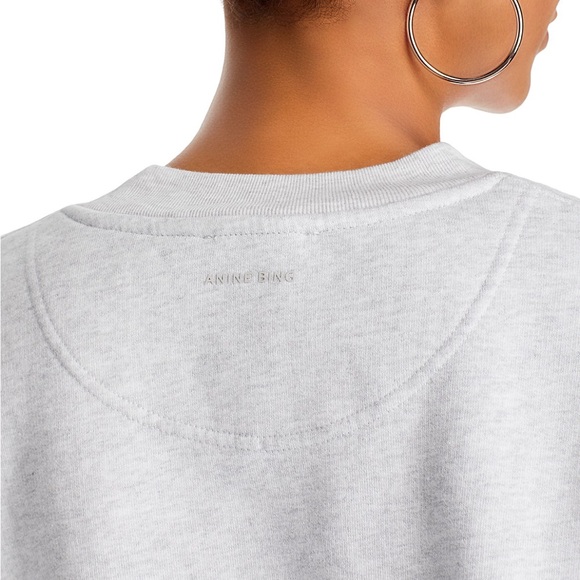 💕Anine Bing Paris Tyler Sweatshirt Gray💕 - Picture 6 of 16
